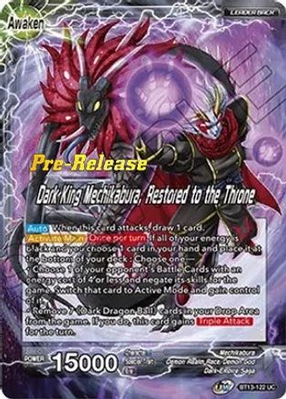 Image of Mechikabura // Dark King Mechikabura, Restored to the Throne (BT13-122) - Supreme Rivalry PreRelease Cards