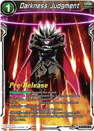 Image of Darkness Judgment (BT13-151) - Supreme Rivalry PreRelease Cards