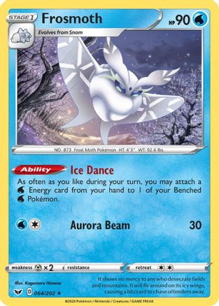 Image of Frosmoth 064/202  Deck Exclusives - Rare