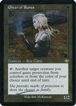 Image of Giver of Runes (Retro Frame) (Foil Etched) (MH1-003) - Modern Horizons Foil