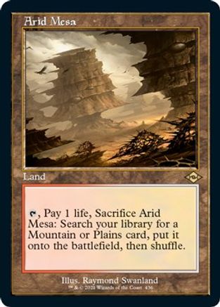 Image of Arid Mesa (Retro Frame) (Foil Etched) (MH2-436) - Modern Horizons 2 Foil