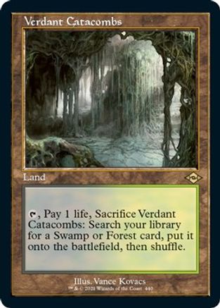 Image of Verdant Catacombs (Retro Frame) (Foil Etched) (MH2-440) - Modern Horizons 2 Foil