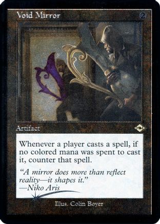 Image of Void Mirror (Retro Frame) (Foil Etched) (MH2-435) - Modern Horizons 2 Foil