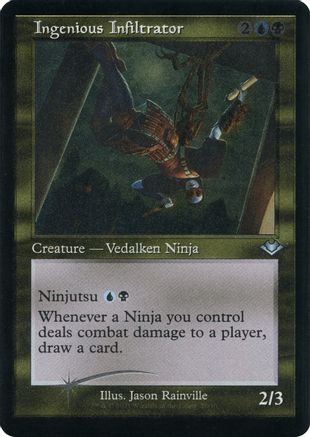 Image of Ingenious Infiltrator (Retro Frame) (Foil Etched) (MH1-028) - Modern Horizons Foil