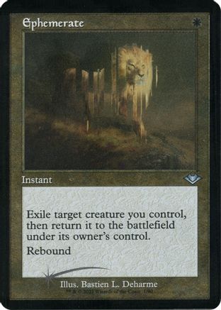 Image of Ephemerate (Retro Frame) (Foil Etched) (MH1-001) - Modern Horizons Foil