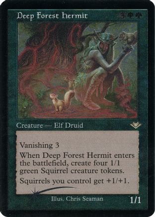 Image of Deep Forest Hermit (Retro Frame) (Foil Etched) (MH1-020) - Modern Horizons Foil
