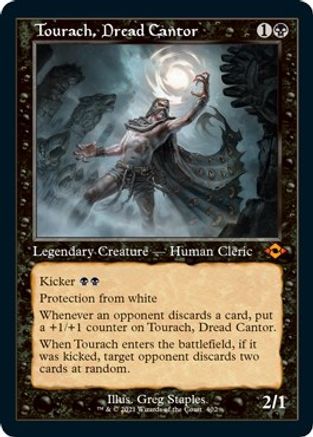 Image of Tourach, Dread Cantor (Retro Frame) (Foil Etched) (MH2-402) - Modern Horizons 2 Foil