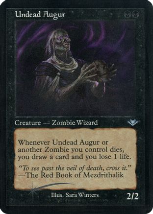 Image of Undead Augur (Retro Frame) (Foil Etched) (MH1-015) - Modern Horizons Foil