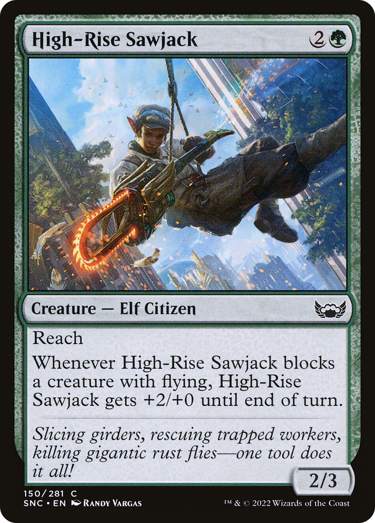 Image of High-Rise Sawjack (SNC-150) - Streets of New Capenna Foil