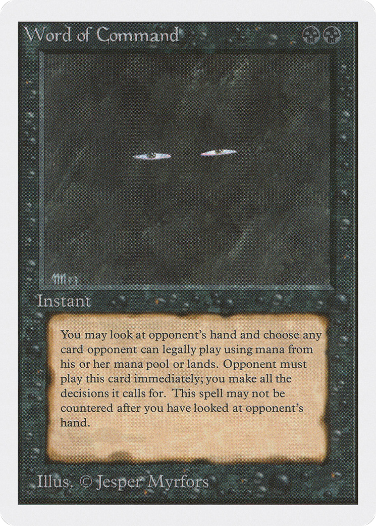 Image of Word of Command (2ED-) - Unlimited Edition