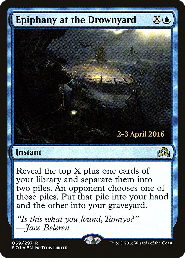 Image of Epiphany at the Drownyard (PRE-059) - Shadows over Innistrad Promos Foil