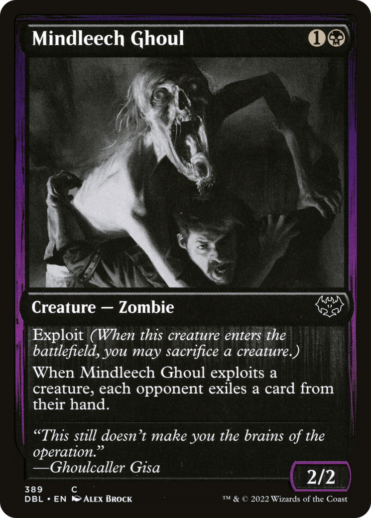 Image of Mindleech Ghoul (DBL-389) - Innistrad: Double Feature Foil