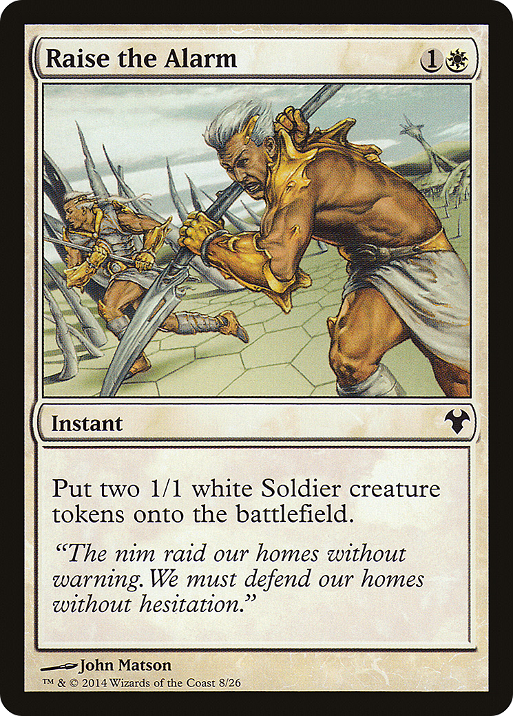 Image of Raise the Alarm (MD1-008) - Modern Event Deck 2014