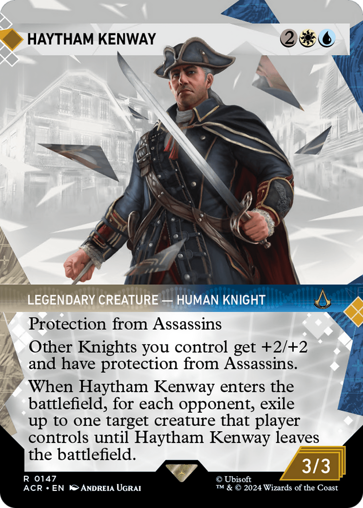 Image of Haytham Kenway (Showcase) (ACR-147) - Assassin's Creed: (Showcase) (Borderless) Foil