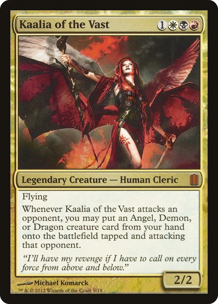 Image of Kaalia of the Vast (CM1-009) - Commander's Arsenal Foil