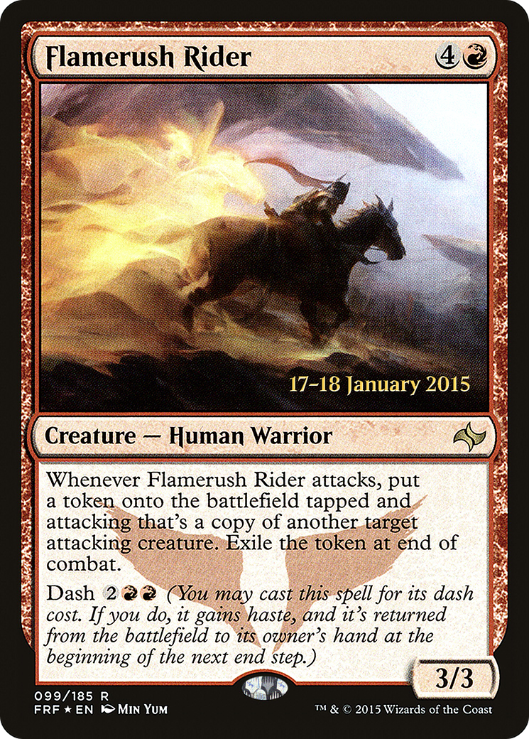 Image of Flamerush Rider (PRE-099) - Fate Reforged Promos Foil