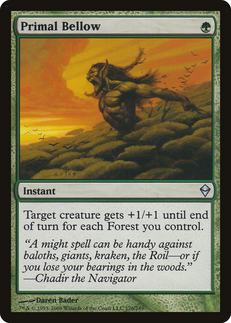 Image of Primal Bellow (ZEN-176) - Zendikar