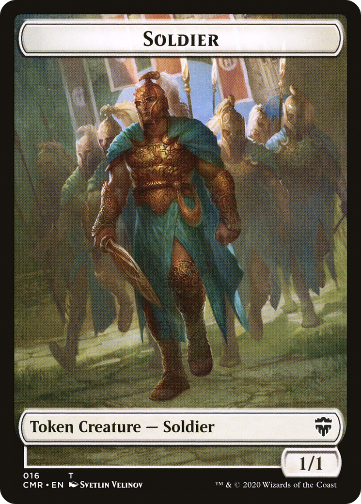 Image of Soldier (TCMR-016) - Commander Legends Tokens