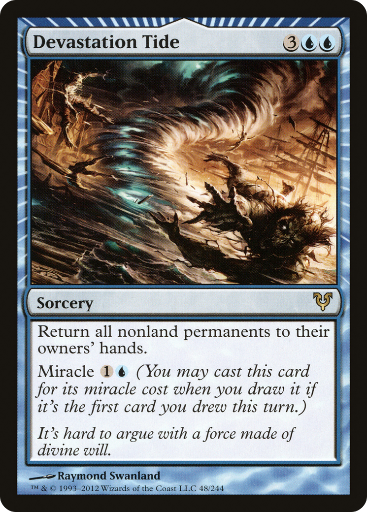 Image of Devastation Tide (AVR-048) - Avacyn Restored: (miracle) Foil