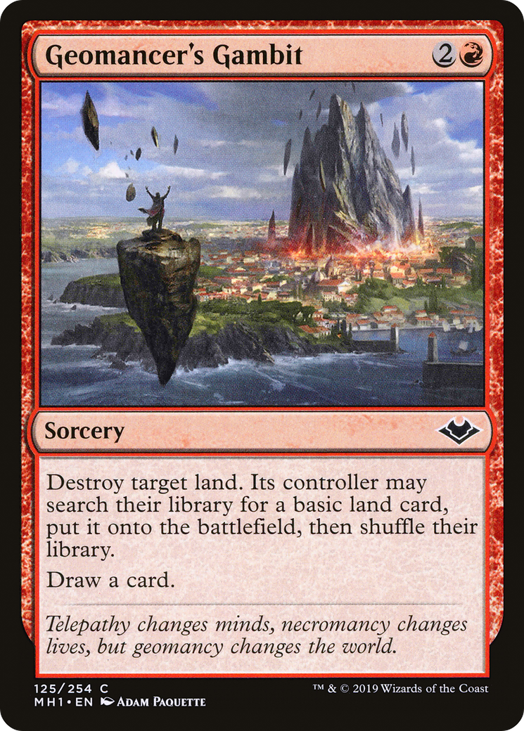 Image of Geomancer's Gambit (MH1-125) - Modern Horizons Foil