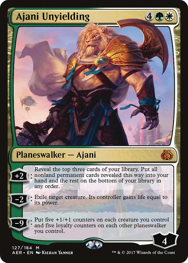 Image of Ajani Unyielding (AER-127) - Aether Revolt
