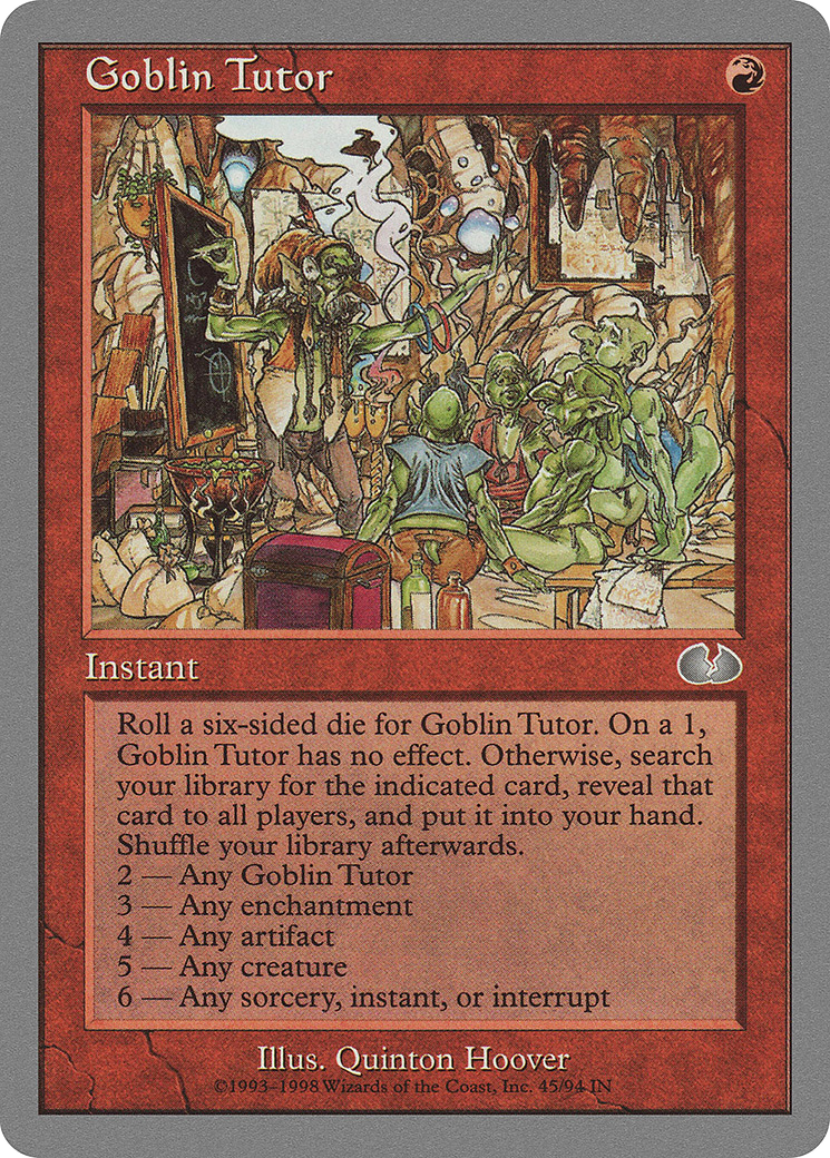Image of Goblin Tutor (UGL-045) - Unglued