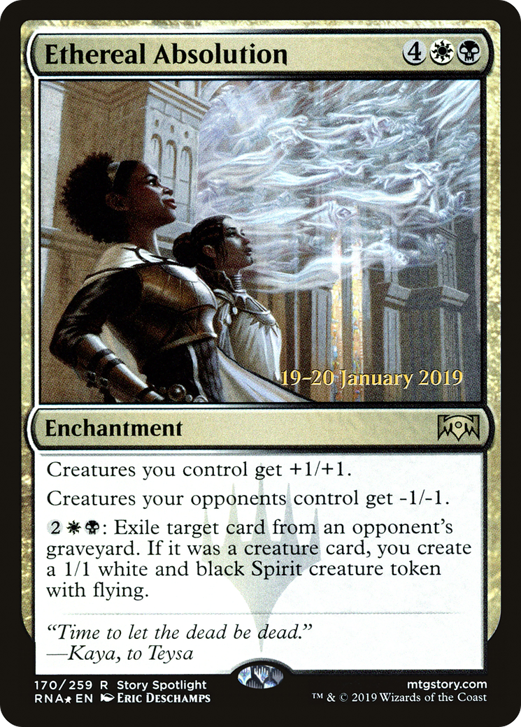 Image of Ethereal Absolution (PRE-170) - Ravnica Allegiance Promos Foil