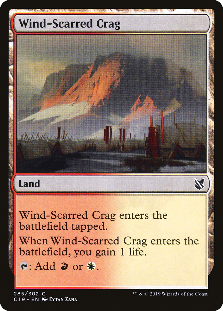 Image of Wind-Scarred Crag (C19-285) - Commander 2019