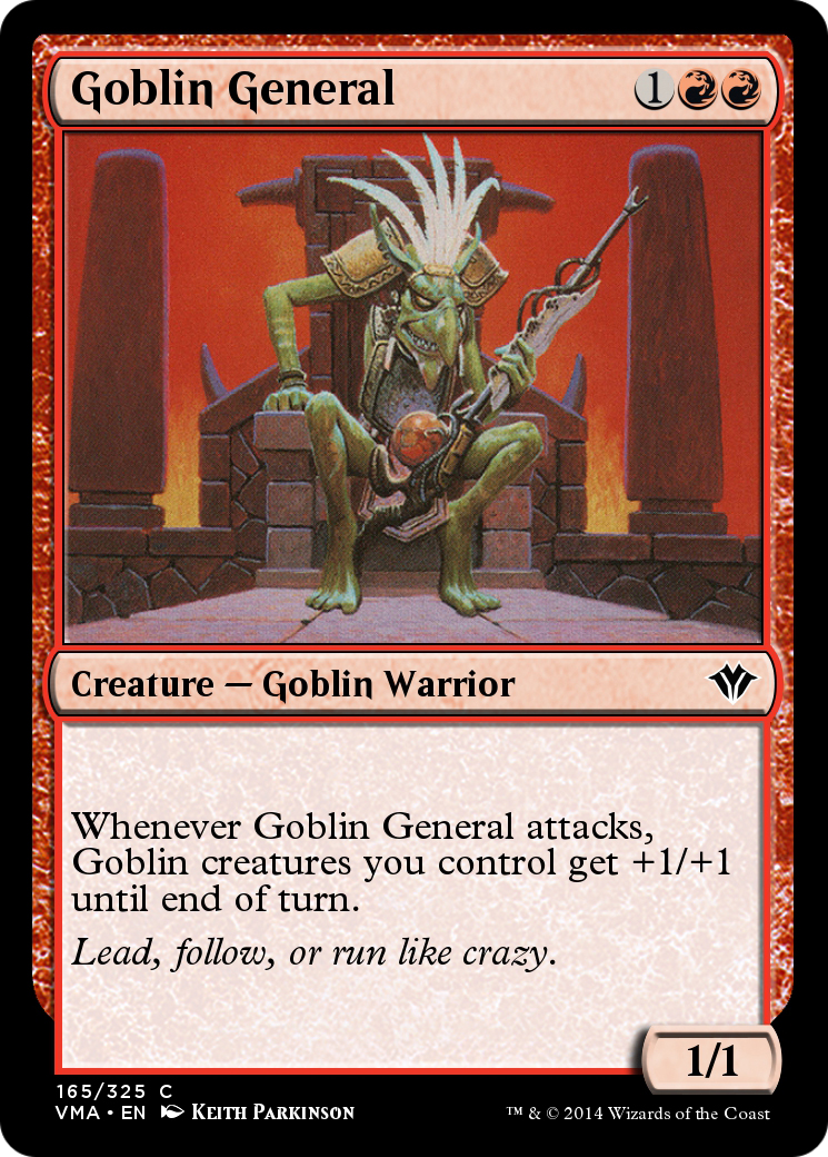 Image of Goblin General (VMA-165) - Vintage Masters Foil