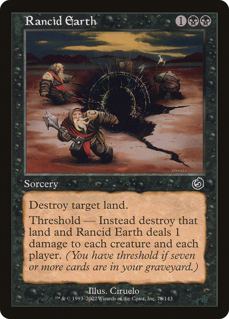 Image of Rancid Earth (TOR-078) - Torment Foil