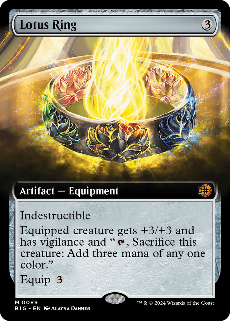 Image of Lotus Ring (Extended Art) (BIG-089) - The Big Score: (Extended Art) Foil
