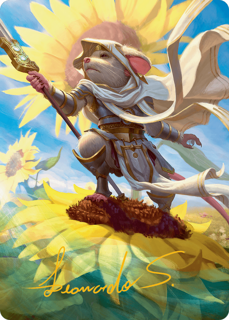 Image of Elspeth, Sun's Champion // Elspeth, Sun's Champion (ABLB-053) - Bloomburrow Art Series (Borderless) Foil