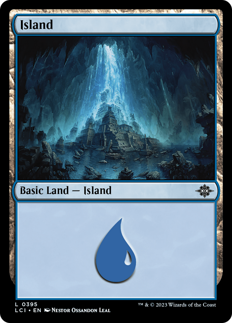Image of Island (0395) (LCI-395) - The Lost Caverns of Ixalan Foil