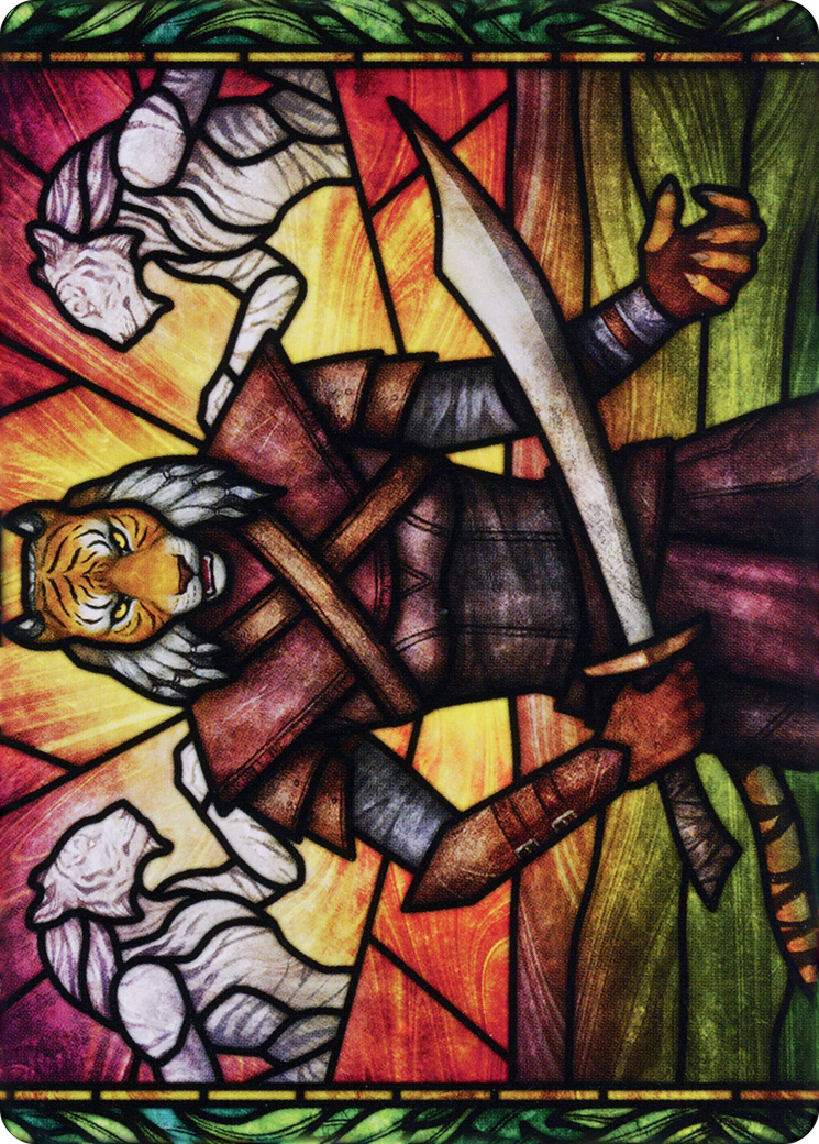 Image of Zar Ojanen, Scion of Efrava // Zar Ojanen, Scion of Efrava (ADMU-080) - Dominaria United Art Series (Borderless) Foil