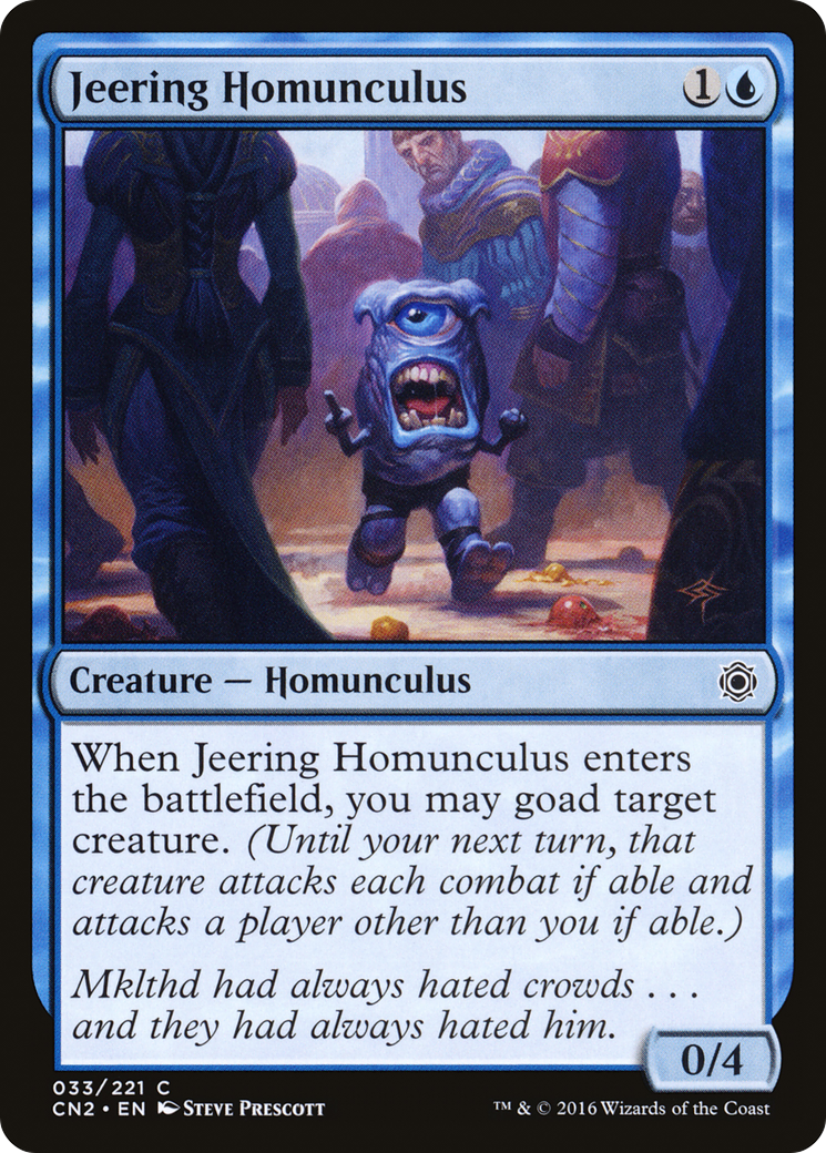 Image of Jeering Homunculus (CN2-033) - Conspiracy: Take the Crown Foil