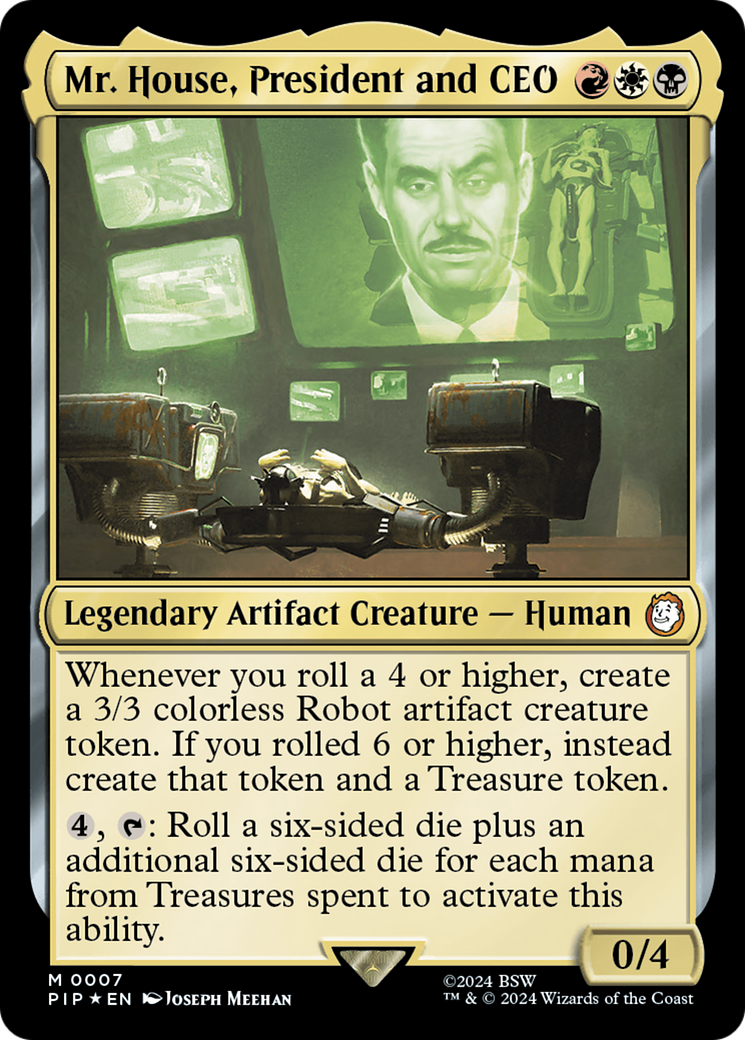 Image of Mr. House, President and CEO (PIP-007) - Fallout Foil