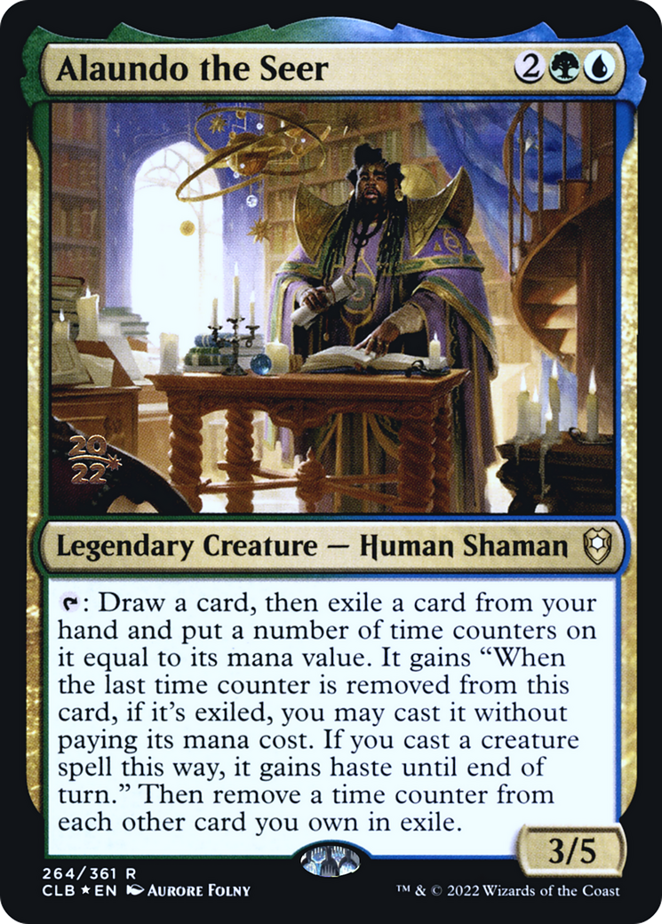 Image of Alaundo the Seer (PRE-264) - Battle for Baldur's Gate Promos Foil