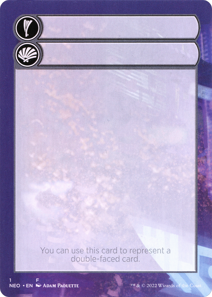 Image of Double-Faced Substitute Card (SNEO-001) - Kamigawa: Neon Dynasty Substitute Cards (Borderless)