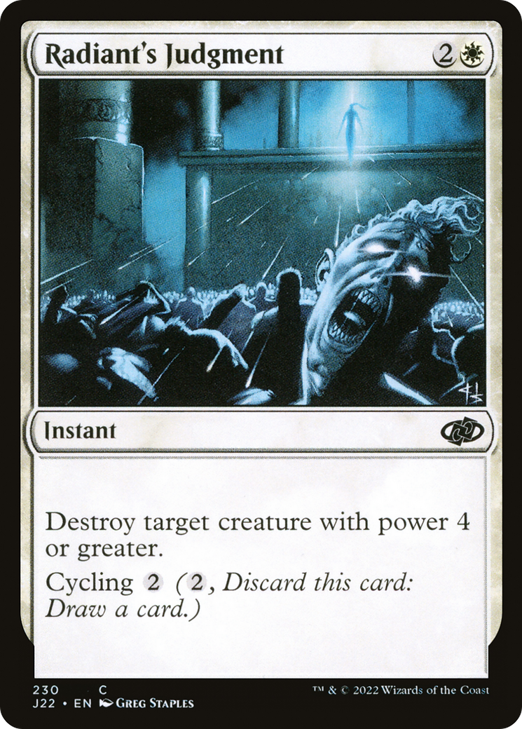Image of Radiant's Judgment (J22-230) - Jumpstart 2022