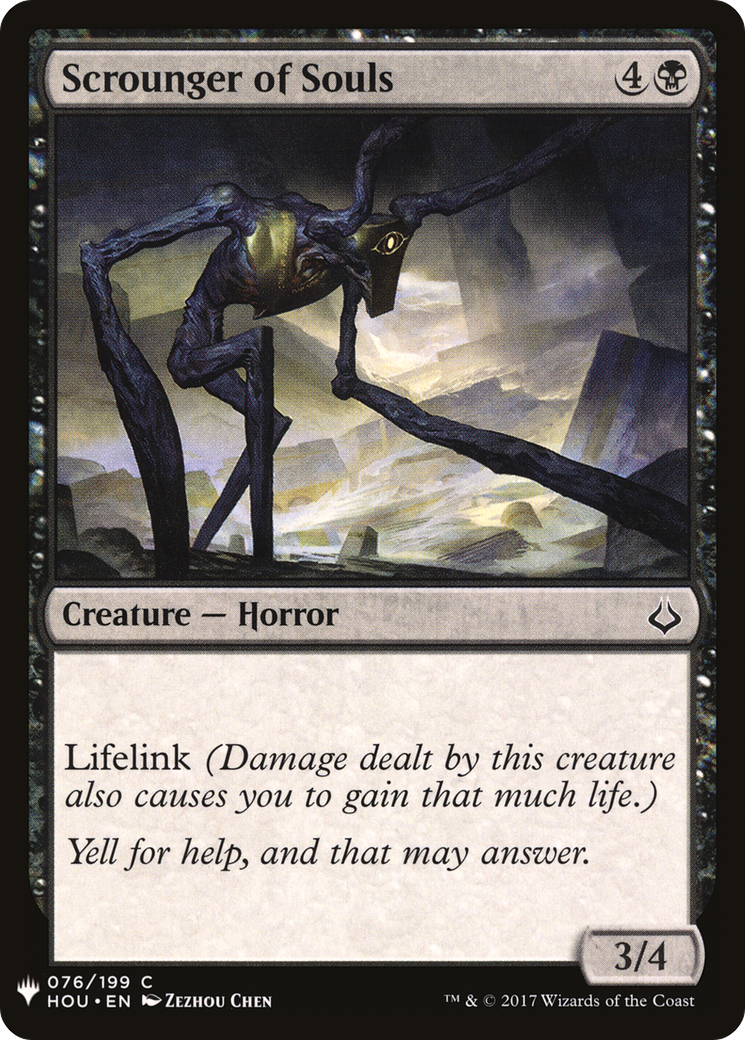 Image of Scrounger of Souls (LIST-076) - The List