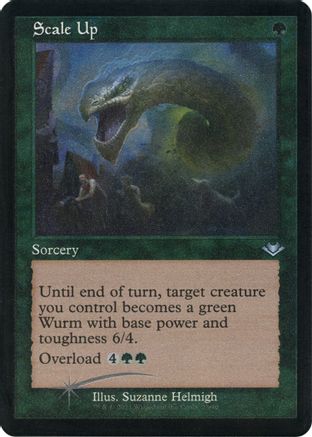 Image of Scale Up (Retro Frame) (Foil Etched) (MH1-023) - Modern Horizons Foil