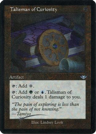 Image of Talisman of Curiosity (Retro Frame) (Foil Etched) (MH1-035) - Modern Horizons Foil