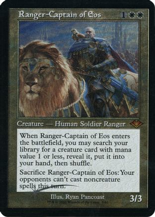 Image of Ranger-Captain of Eos (Retro Frame) (Foil Etched) (MH1-005) - Modern Horizons Foil