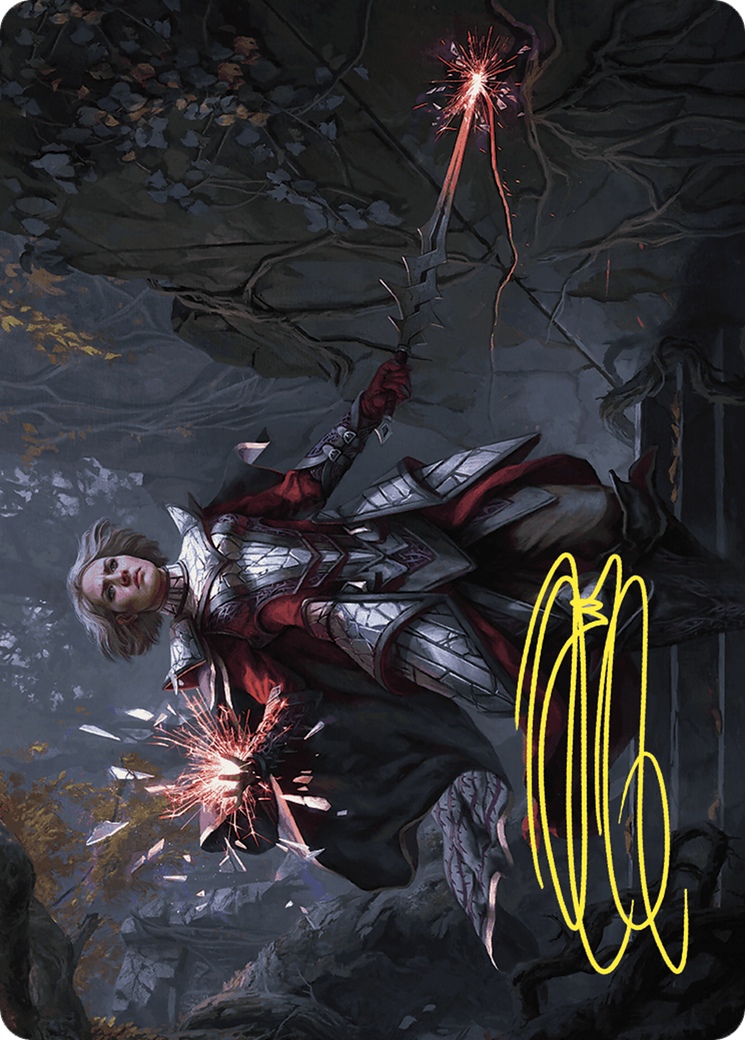 Image of Rowan, Scion of War // Rowan, Scion of War (AWOE-031) - Wilds of Eldraine Art Series (Borderless)