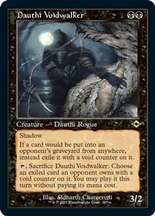 Image of Dauthi Voidwalker (Retro Frame) (Foil Etched) (MH2-397) - Modern Horizons 2 Foil