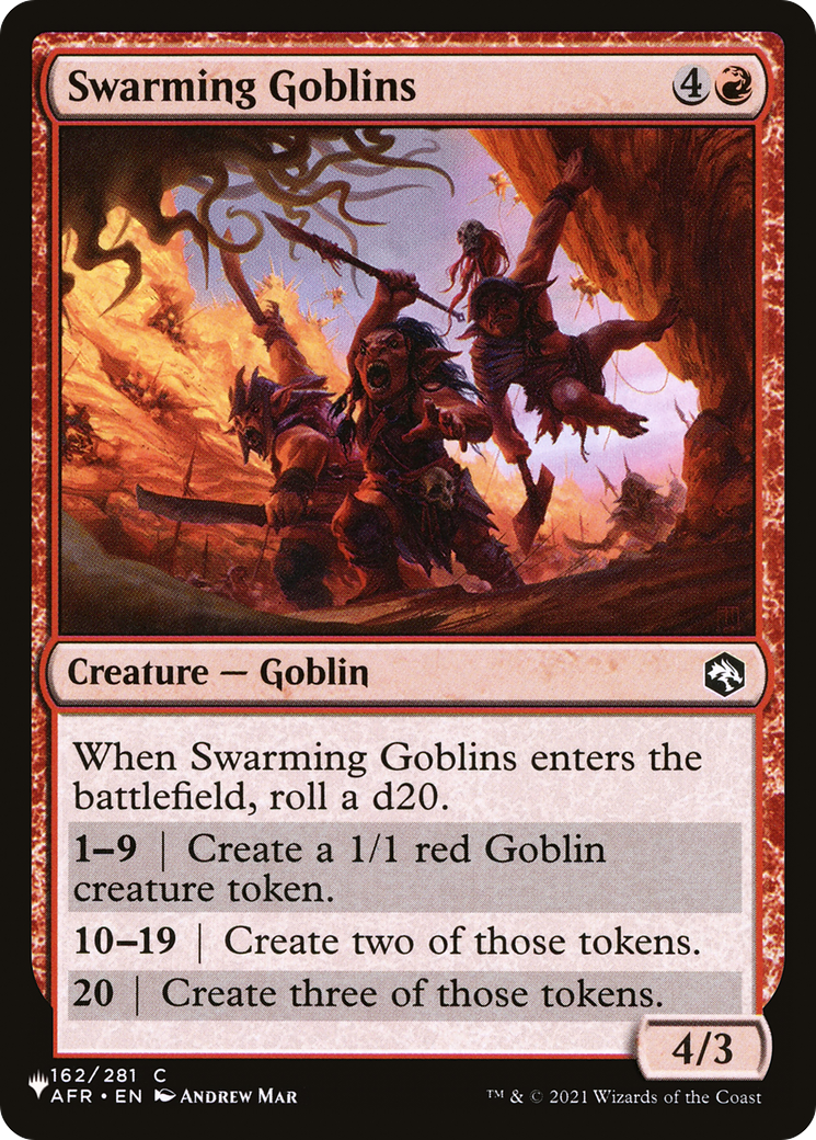 Image of Swarming Goblins (LIST-AFR-162) - The List
