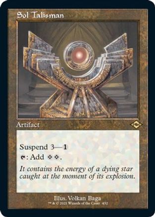 Image of Sol Talisman (Retro Frame) (Foil Etched) (MH2-432) - Modern Horizons 2 Foil