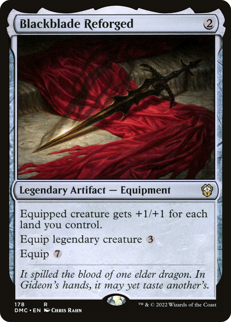 Image of Blackblade Reforged (DMC-178) - Dominaria United Commander