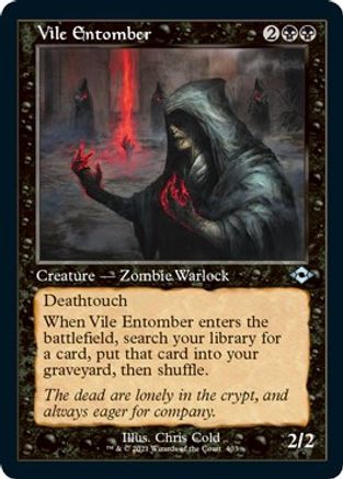 Image of Vile Entomber (Retro Frame) (Foil Etched) (MH2-403) - Modern Horizons 2 Foil