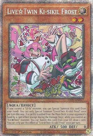 Image of Live Twin Ki-sikil Frost (Starlight Rare) (LIOV-EN017) - Lightning Overdrive 1st Edition